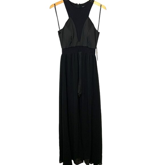 Deadstock As U Wish Dress Womens Size Small Y2K Chiffon Split Front Goth Shorts - Picture 1 of 6